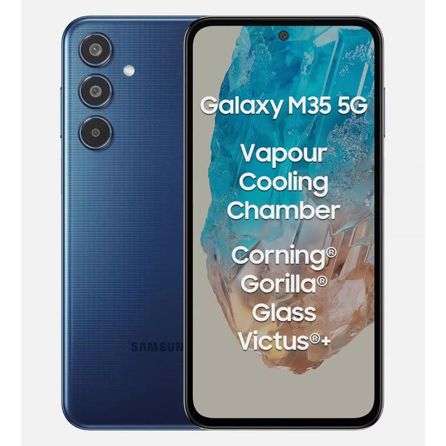 Samsung Galaxy M35 5G (Blue,8GB RAM,256GB )Exynos 1380 Processor