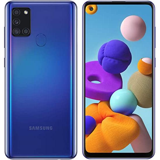 Samsung Galaxy A21s, Unlocked, Blue, 64 GB