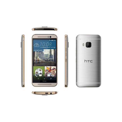 HTC - One (M9) 4G with 32GB Memory Cell Phone - Gold on Silver