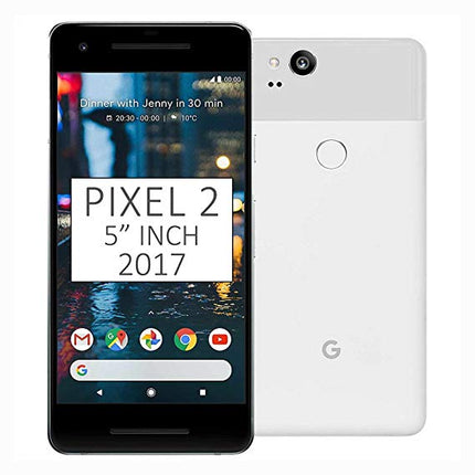 Google Pixel 2 - 128 GB - Clearly White - Unlocked - CDMA/GSM