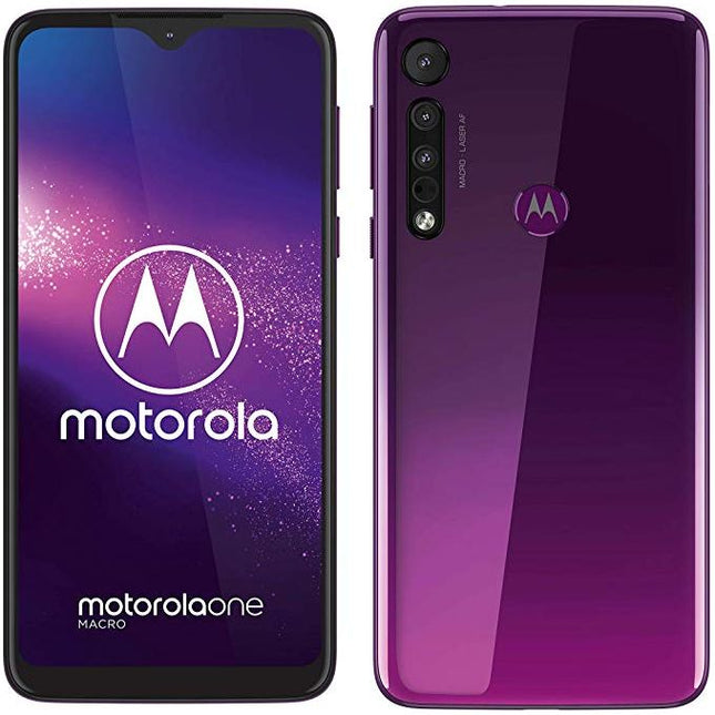 Motorola One Macro XT2016-2 64GB Hybrid Dual SIM GSM Unlocked Ph