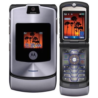 Motorola V3i RAZR iTUNES Cell Phone GSM Unlocked