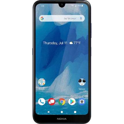 Verizon Wireless Nokia 3V 16GB Prepaid Smartphone, Blue