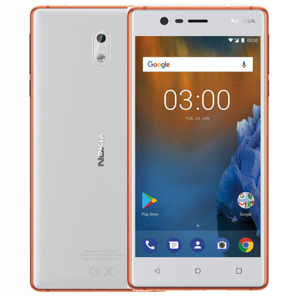 Nokia 3 TA-1038 Dual-SIM 16GB Smartphone (Unlocked, Copper)