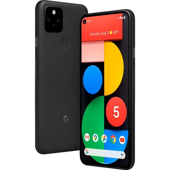 Google - Pixel 5 5G 128GB (Unlocked) - Just Black