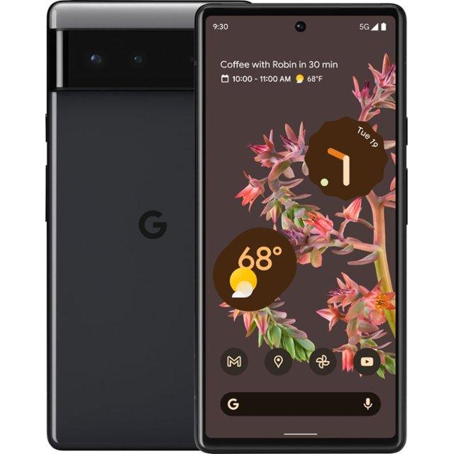 Google Pixel 6 128GB - Stormy Black/Charcoal Gsm Unlocked