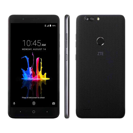 ZTE Blade Z Max 32GB Z982 4G LTE 6" Dual 16MP + 2MP Phone Black