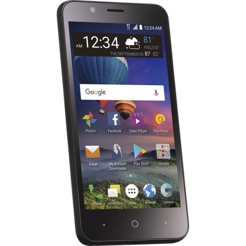 ZTE Zfive C - Black - Tracfone