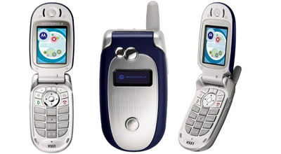 Motorola v551 GSM Cell Phone for Cingular (BlueTooth, QuadB : Unlocked ...