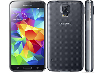 Samsung Galaxy S5 (SM-G900F) Android Phone 16 GB - Black - Click Image to Close