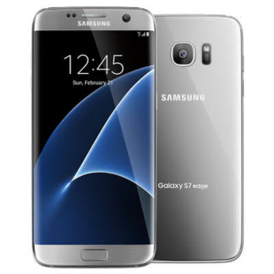 Samsung Galaxy S7 edge - 32 GB - Silver Titanium - T-Mobile - GS - Click Image to Close