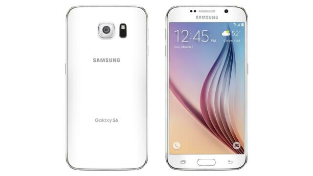 Samsung Galaxy S6 SM-G920V 64GB for Verizon, White - Click Image to Close