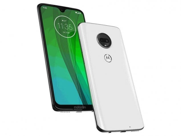 Motorola Moto G7 64GB Unlocked Smartphone, White - Click Image to Close