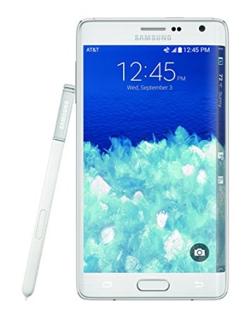 Samsung Galaxy Note Edge - 32 GB - Frost White - AT&T - GSM - Click Image to Close