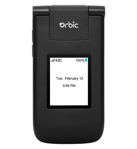 Orbic Verizon Journey V in Black, Size: 8 GB Verizon 4G phone - Click Image to Close