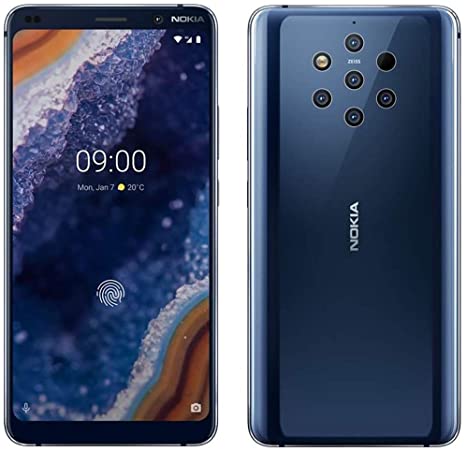 Nokia 9 PureView 128GB GSM Unlocked Android Phone w/ 5X 12MP Cam - Click Image to Close