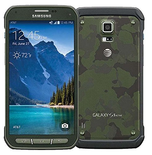 Samsung Galaxy S5 Active - 16 GB - Camo Green - Unlocked - GSM - Click Image to Close