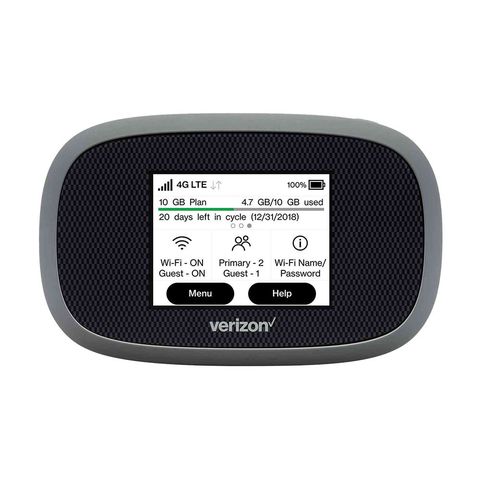 Verizon - Jetpack MiFi 8800L 4G LTE Mobile Hotspot - Gray with i - Click Image to Close